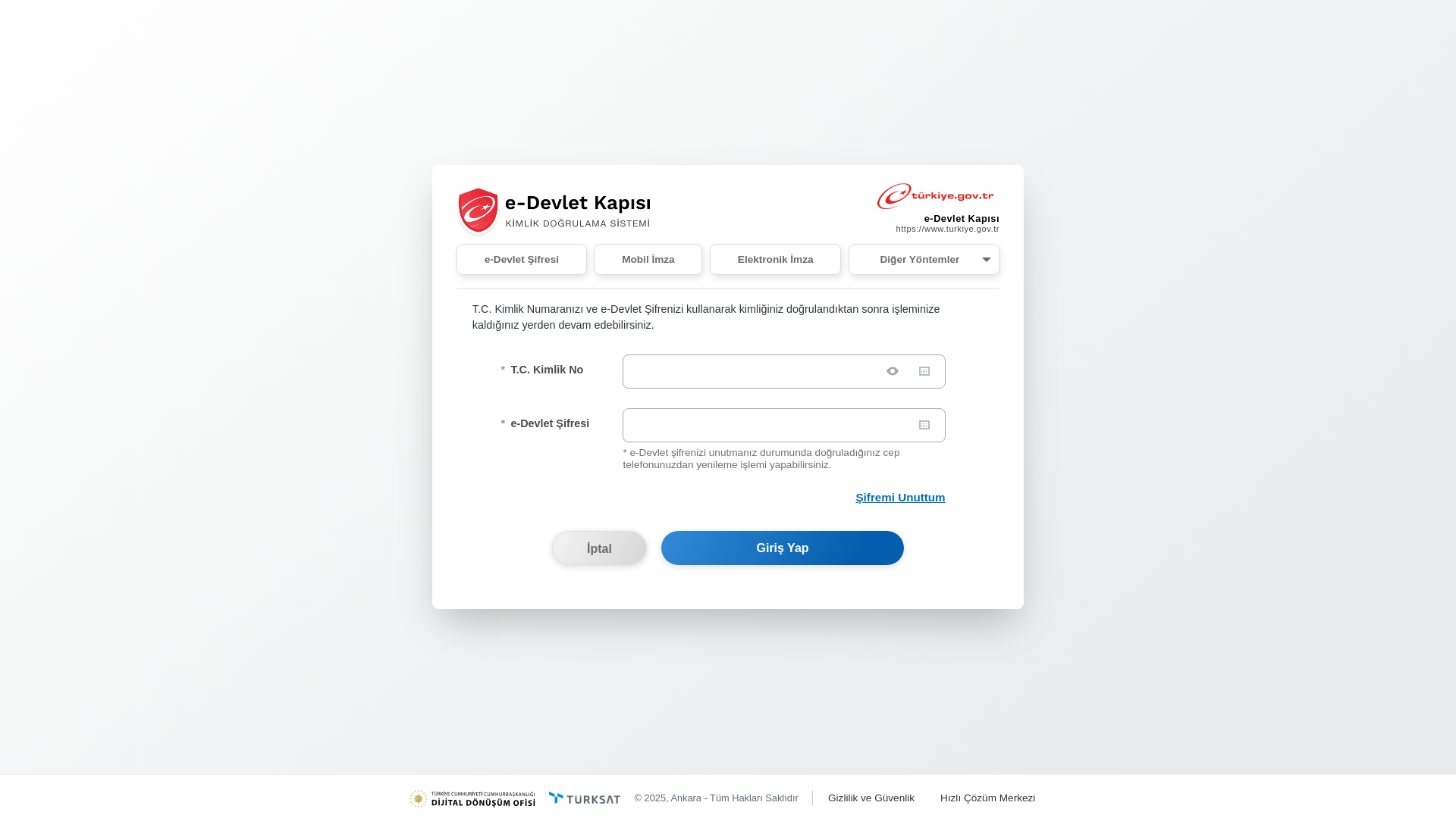 website screenshot of https://masakcezasorgulama.org/