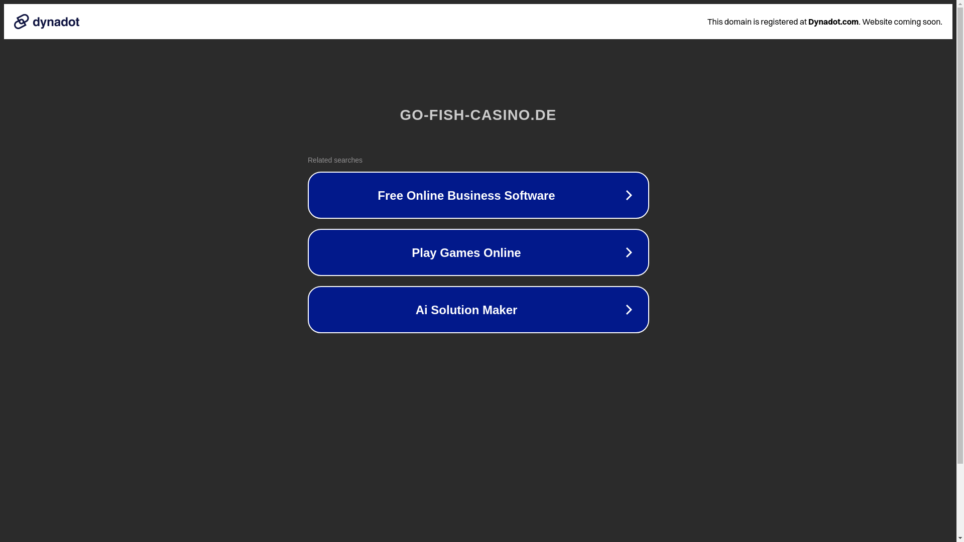 website screenshot of https://go-fish-casino.de/