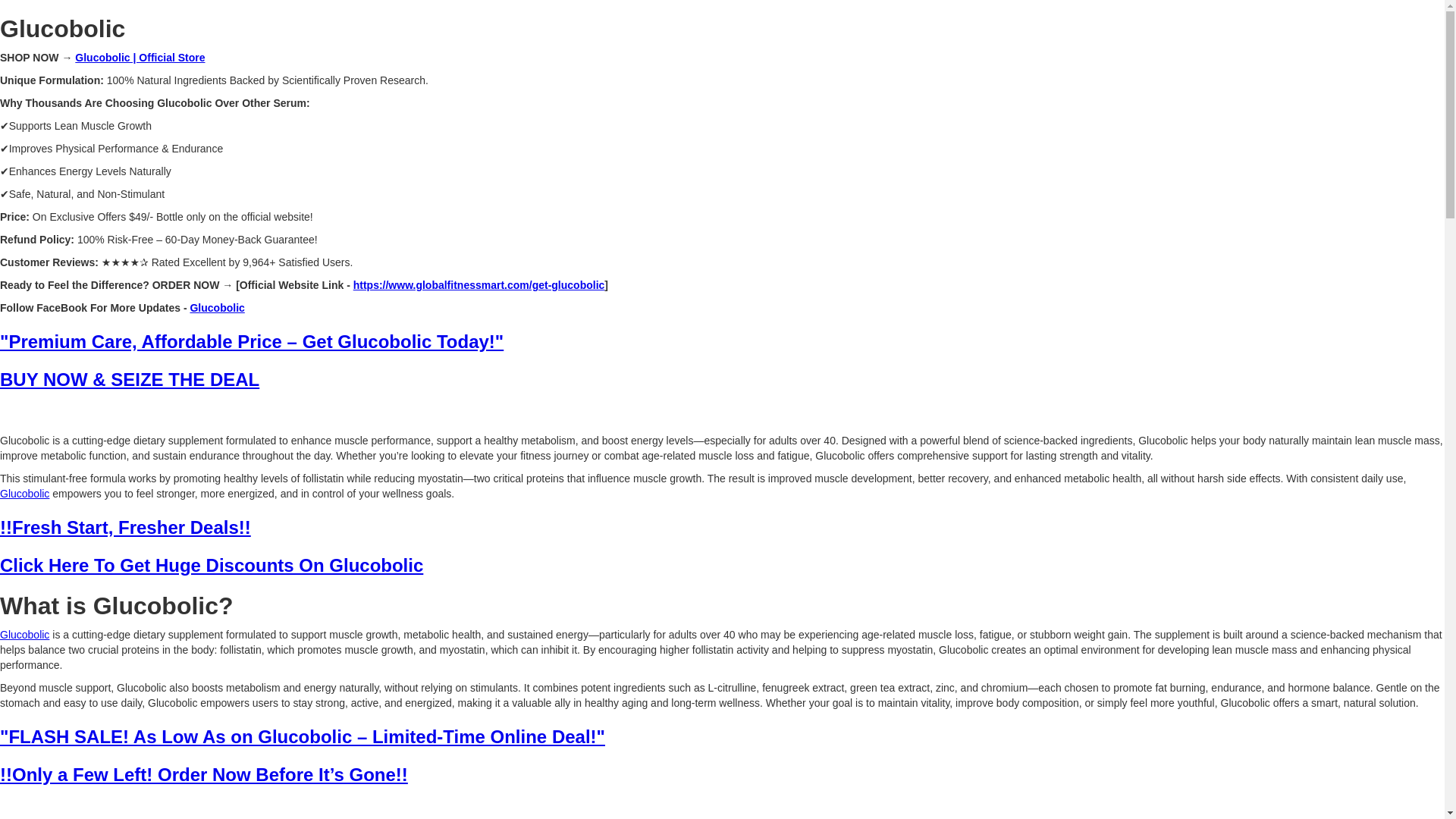 website screenshot of https://glucobolic-usa.webflow.io/