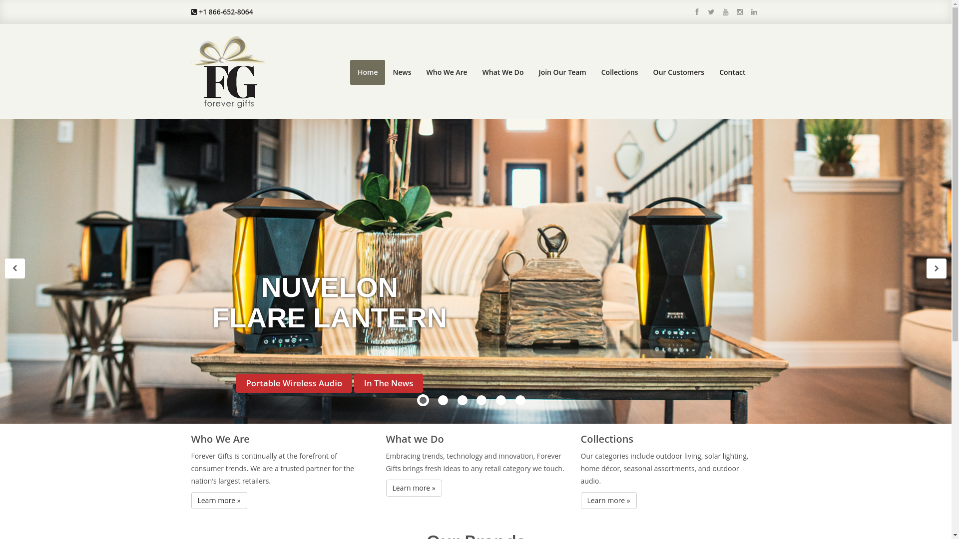 website screenshot of https://forevergiftsinc.us/