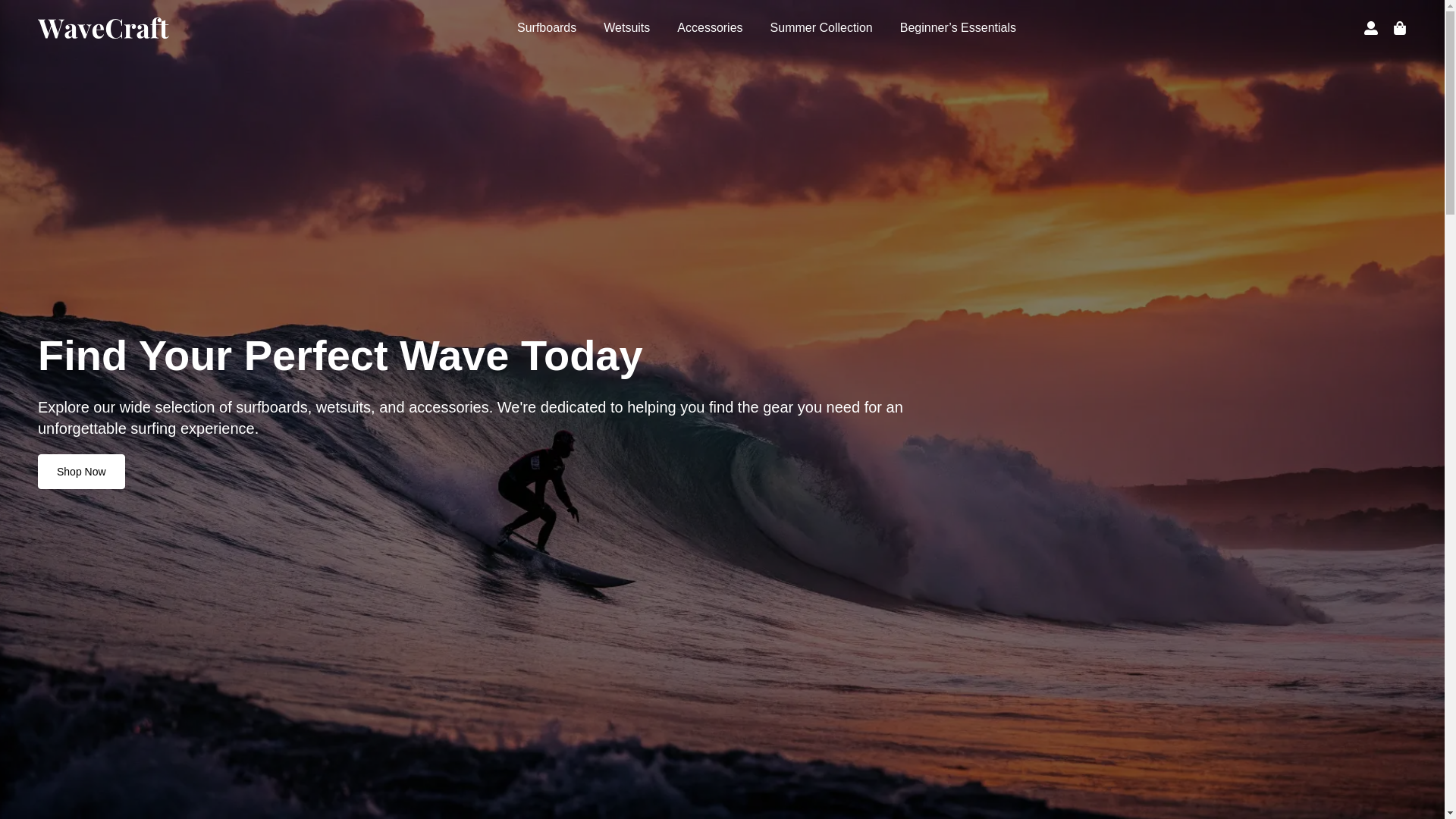 website screenshot of https://ad-wavecraft.com/