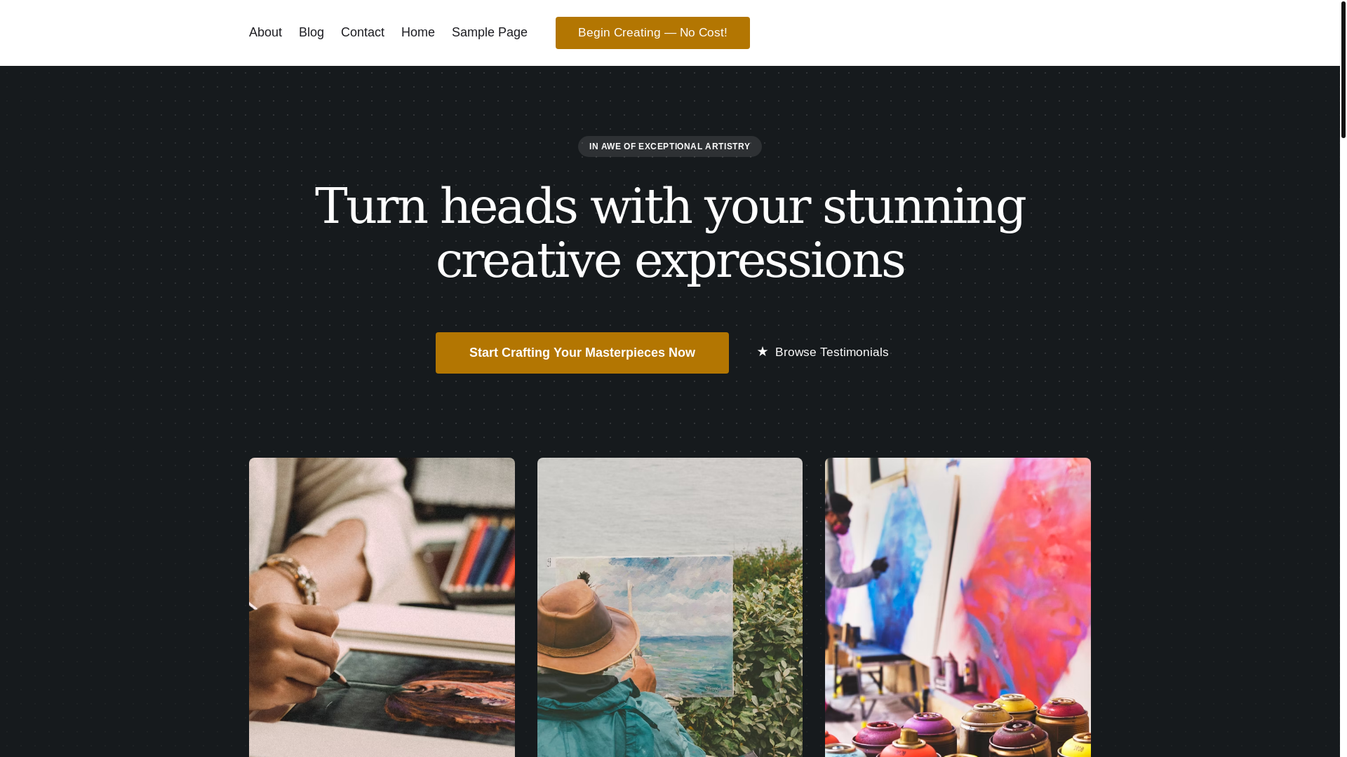 website screenshot of https://izzylockwood.com/