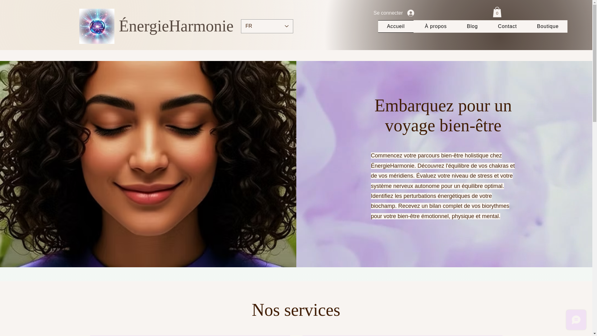 website screenshot of https://energieharmonieinc.com/