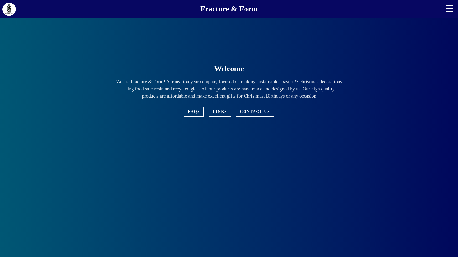 website screenshot of https://fractureandform.pages.dev/