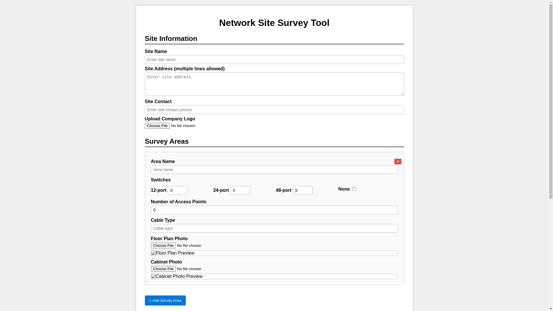 website screenshot of https://sitesurvey.pages.dev/
