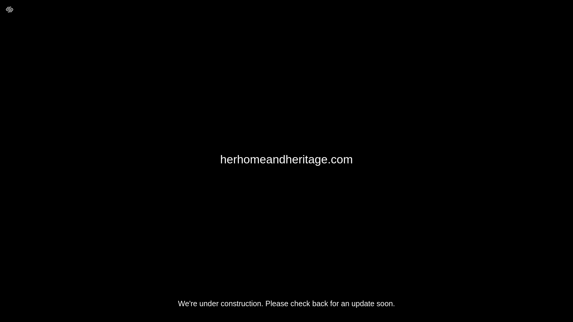 website screenshot of https://herhomeandheritage.com/