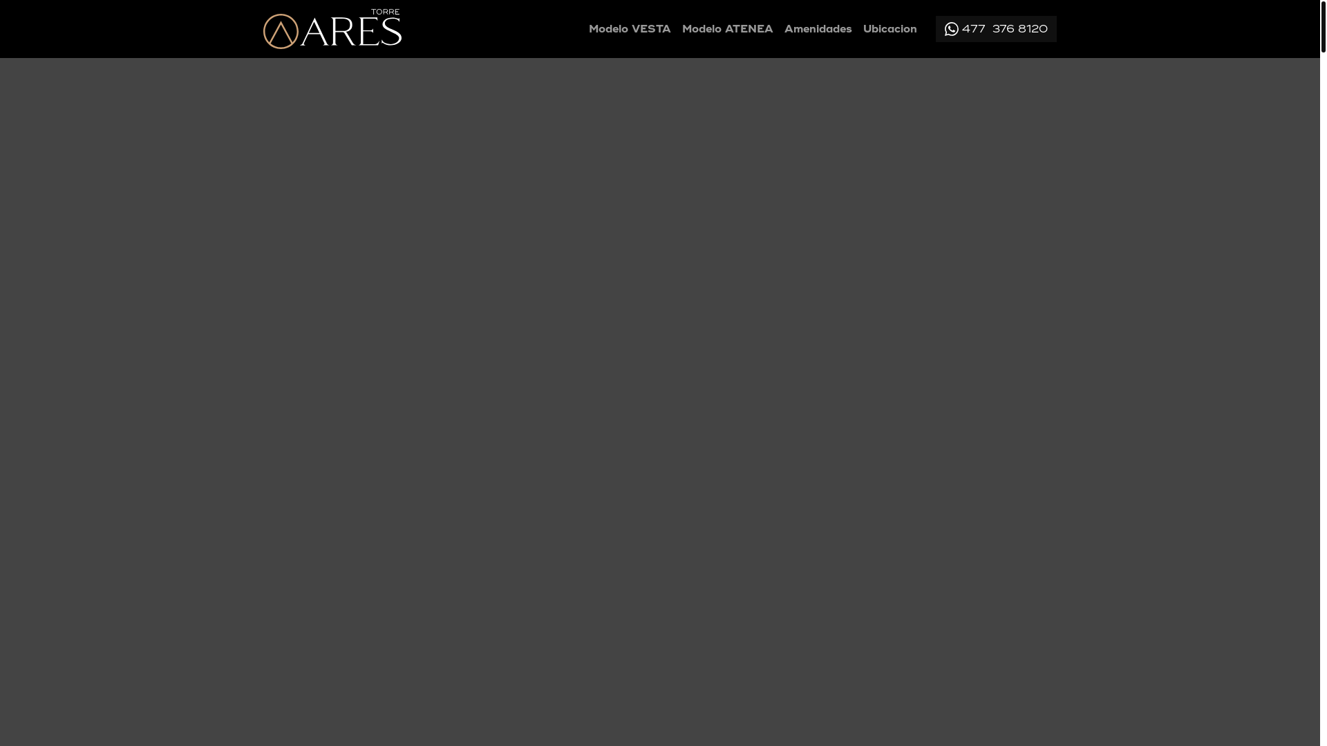 website screenshot of https://departamentostorreares.mx/