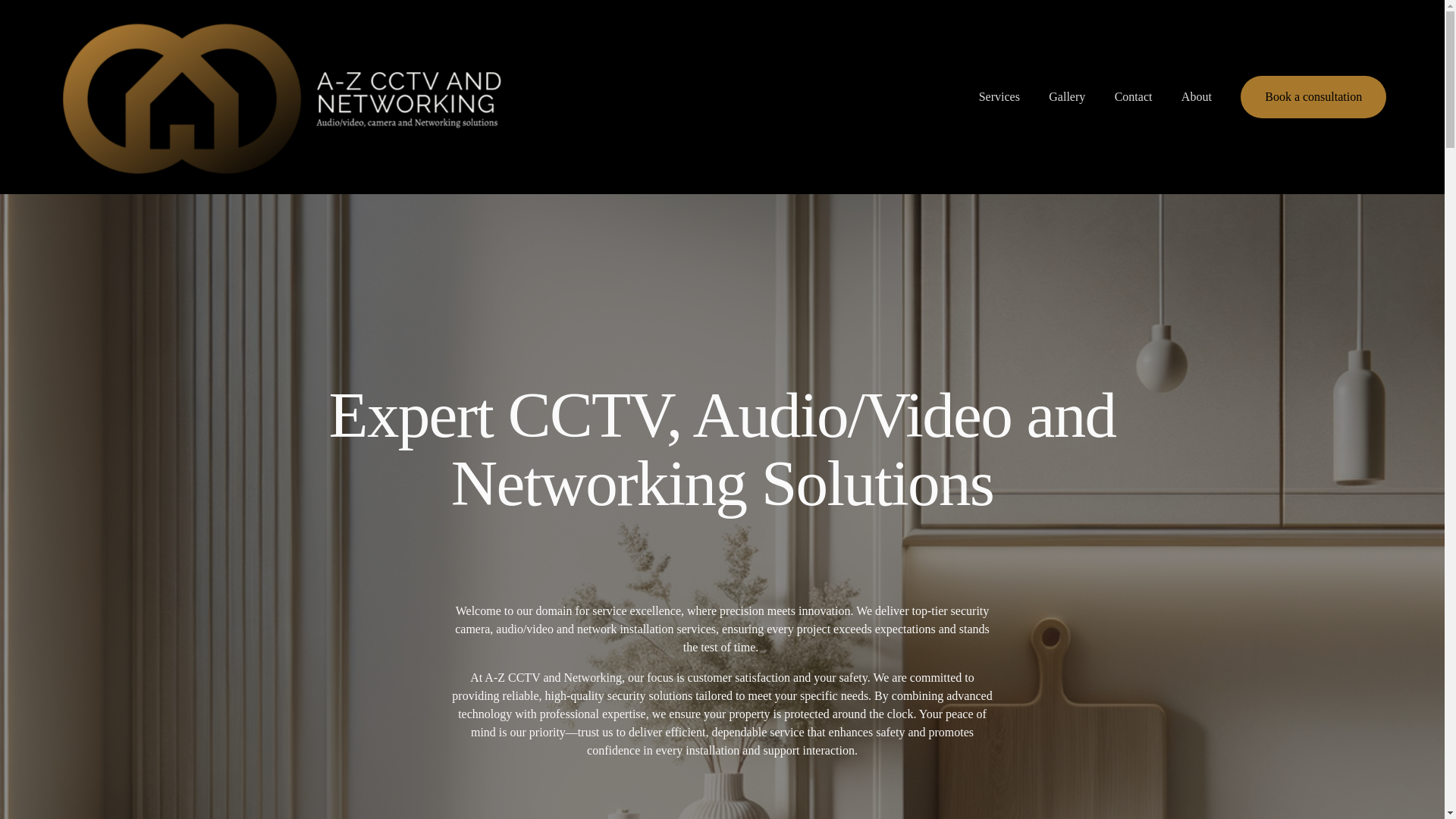 website screenshot of https://a-zcctv.ca/