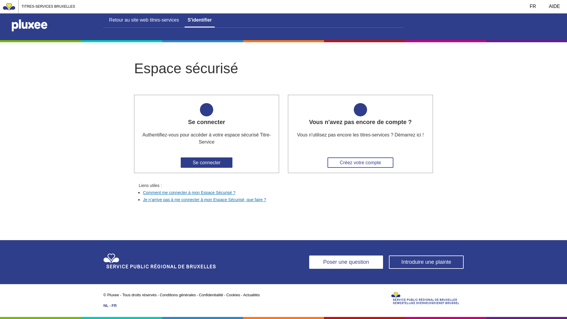 website screenshot of https://my.servicevoucher-bxl.uat.pluxee.be/
