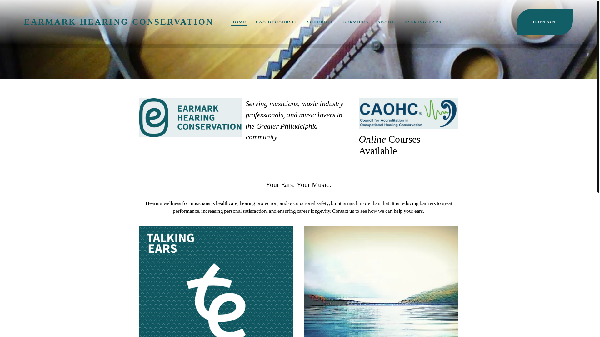website screenshot of https://musicaud.org/