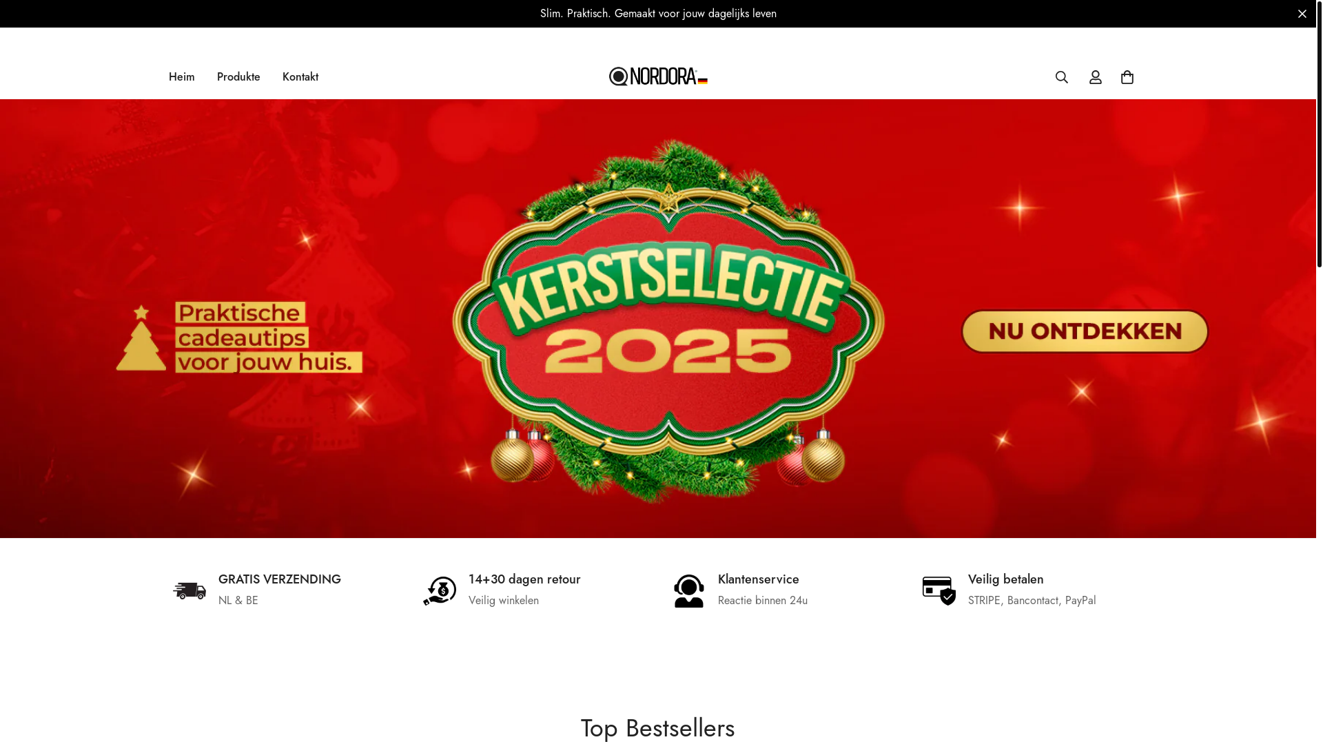 website screenshot of https://bynordora.com/