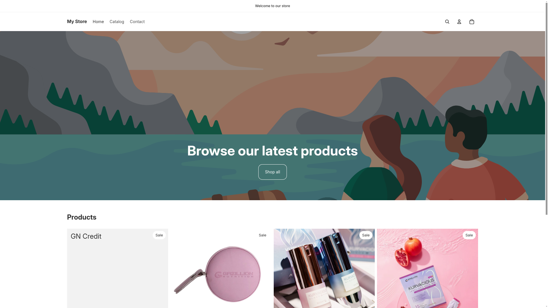 website screenshot of https://kurvacious.online/