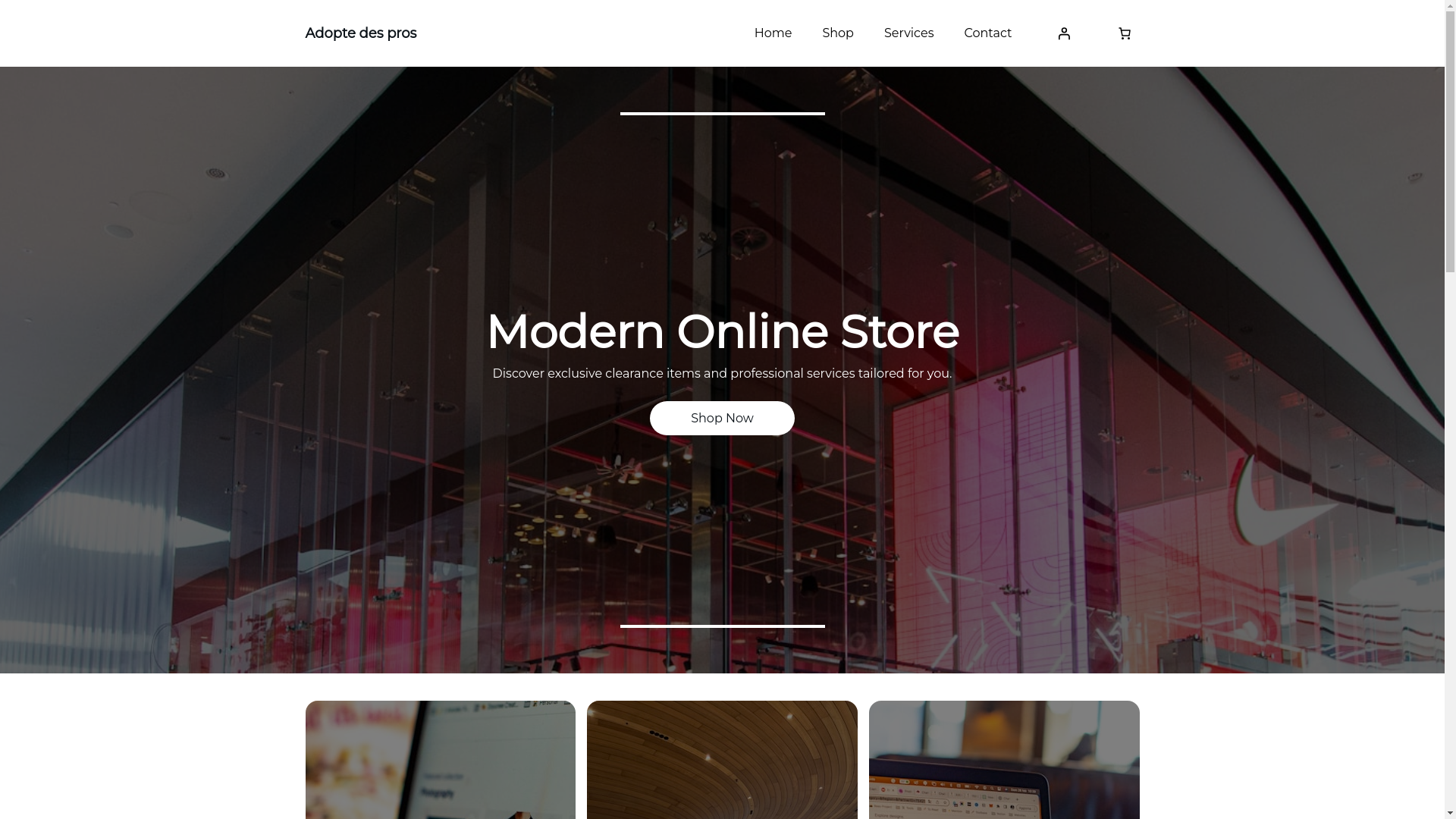 website screenshot of https://adoptedespros.com/