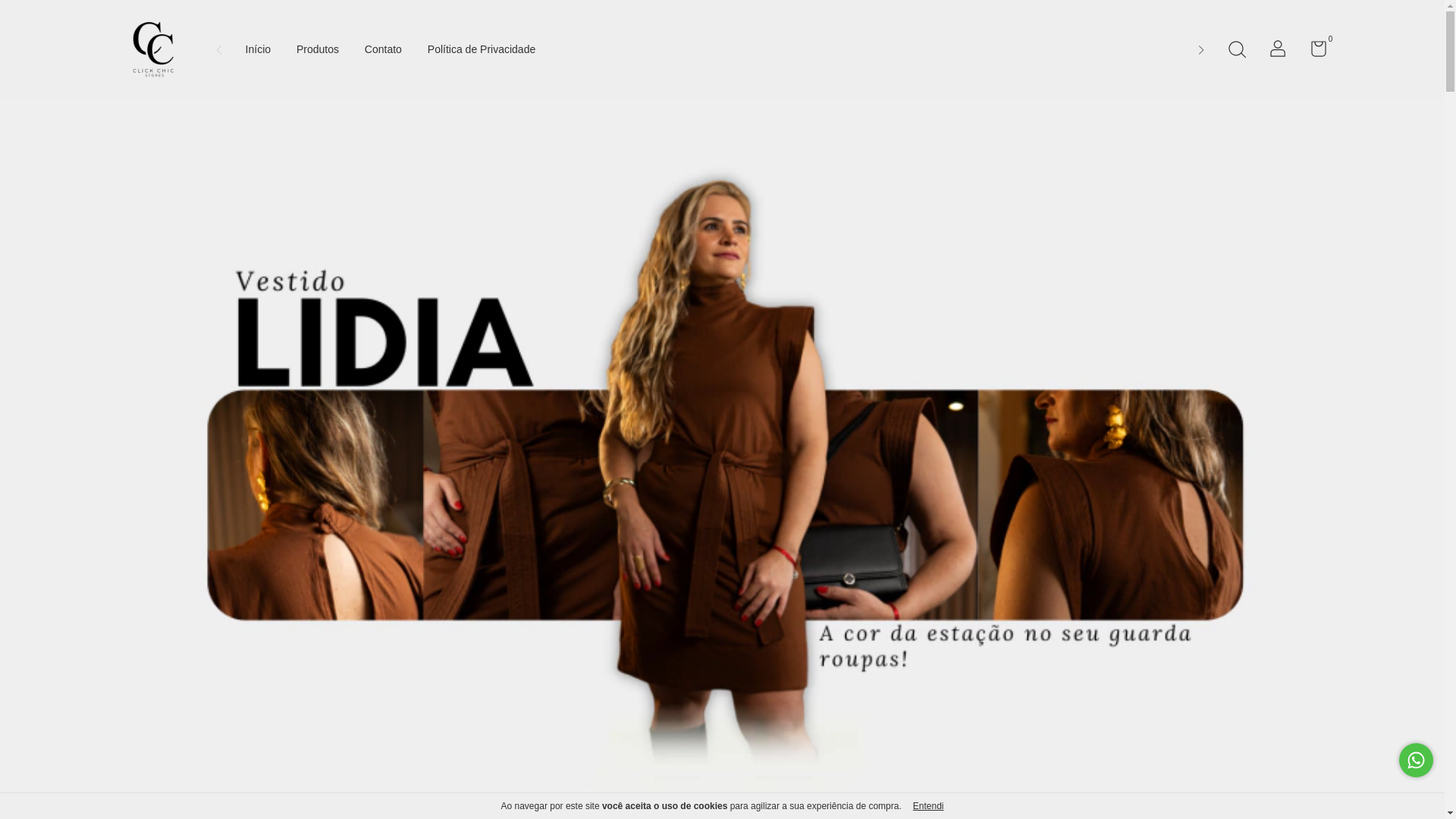 website screenshot of https://clickchicstores.com.br/