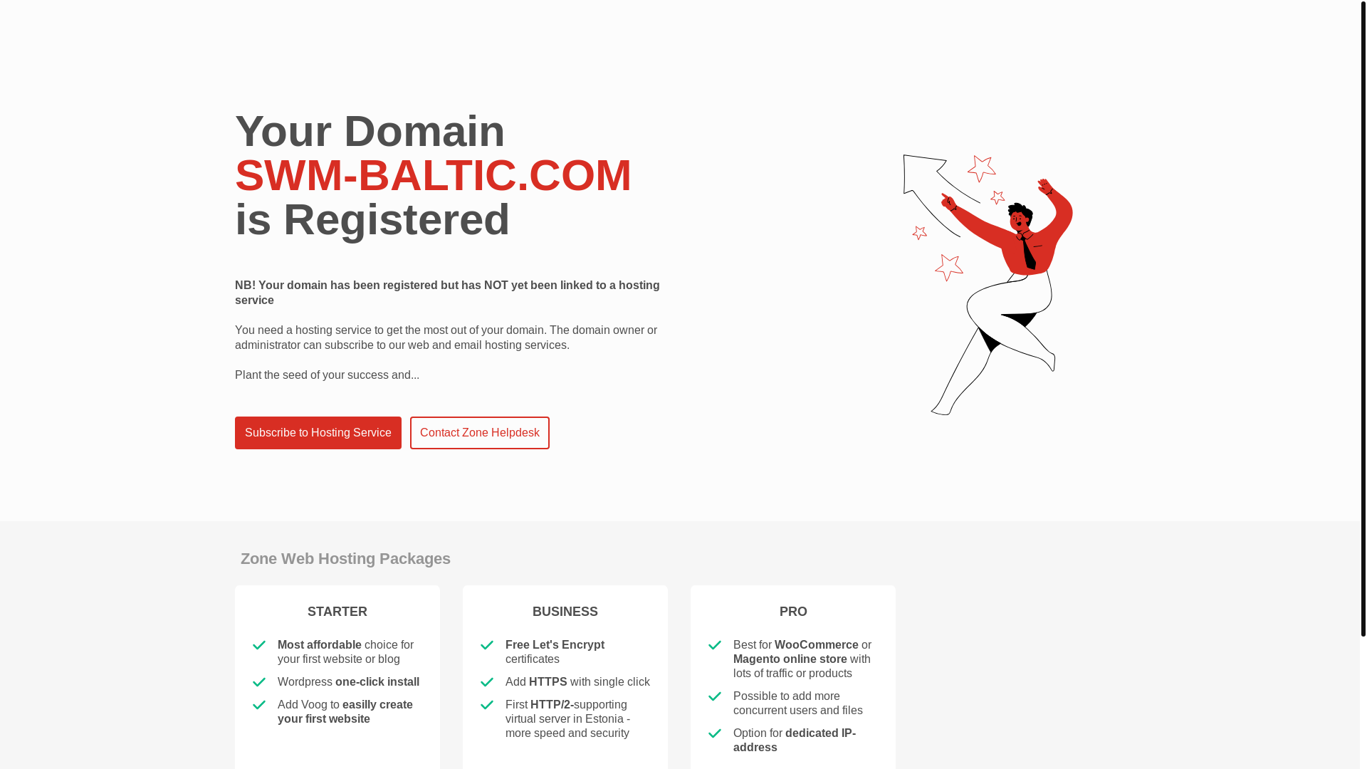 website screenshot of https://swm-baltic.com/