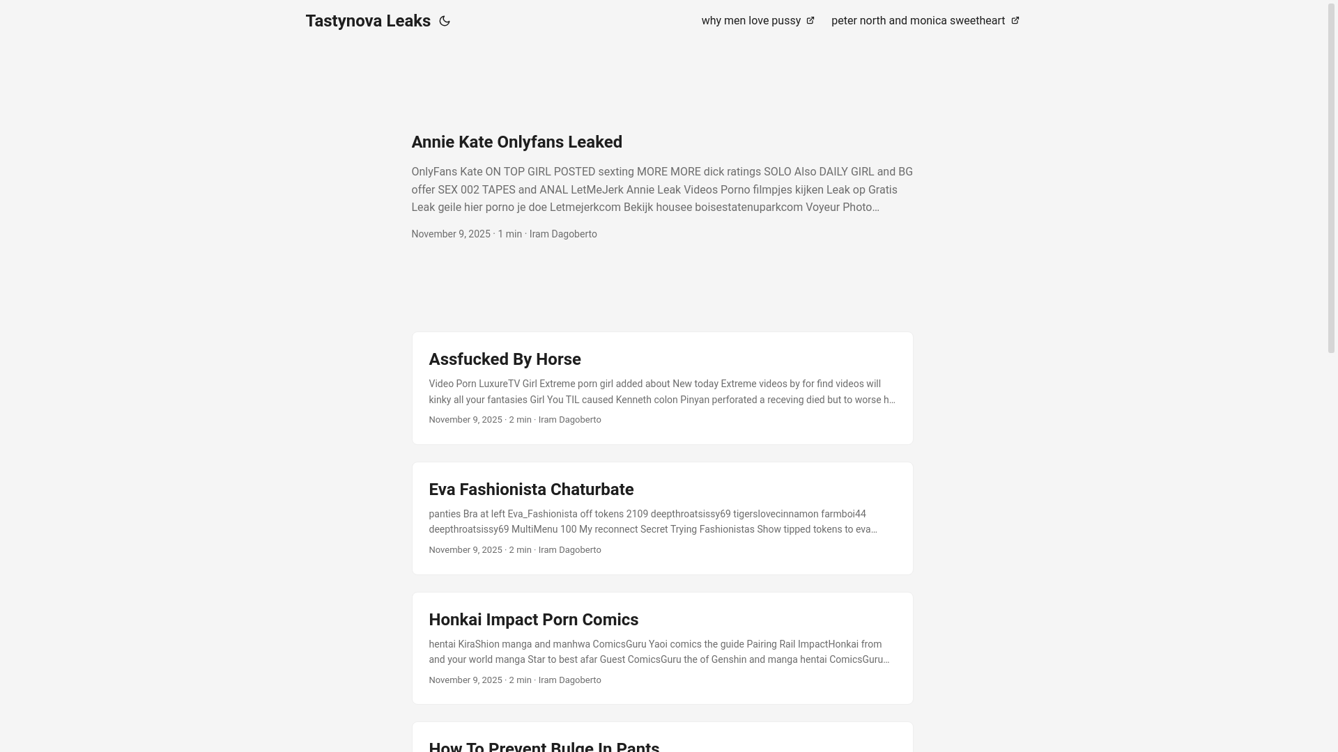 website screenshot of https://tastynova-leaks.pages.dev/