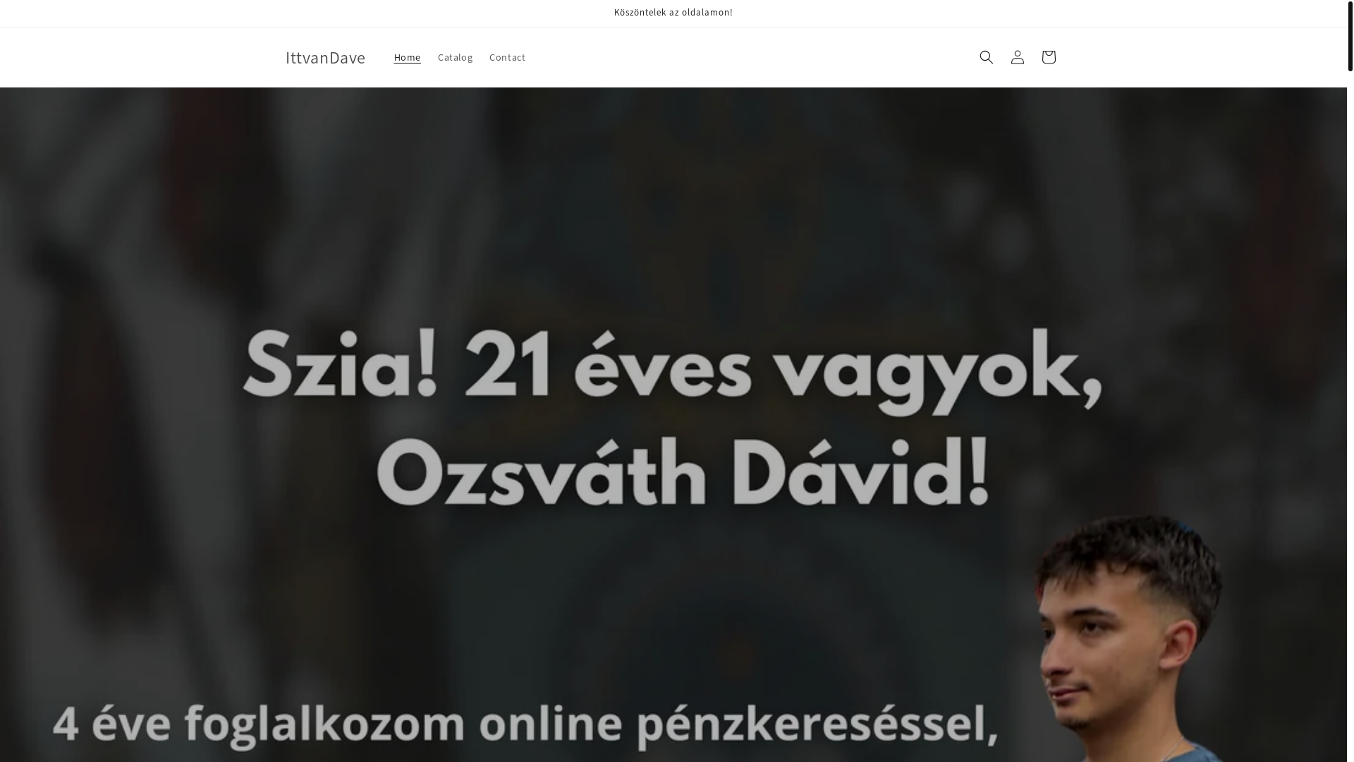 website screenshot of https://ittvandave.eu/