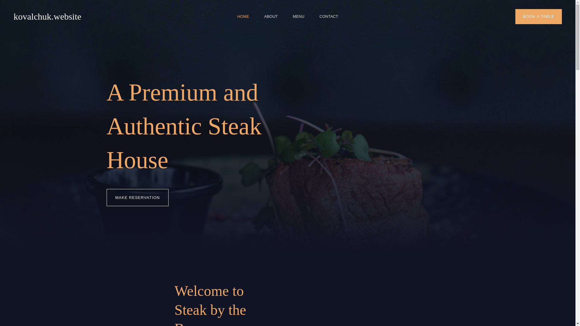 website screenshot of https://kovalchuk.website/