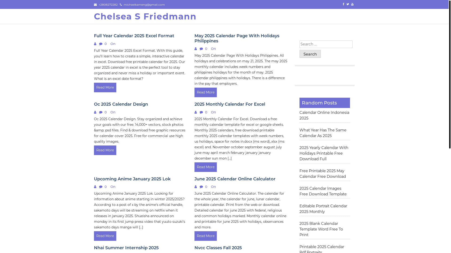 website screenshot of https://chelseasfriedmann.pages.dev/