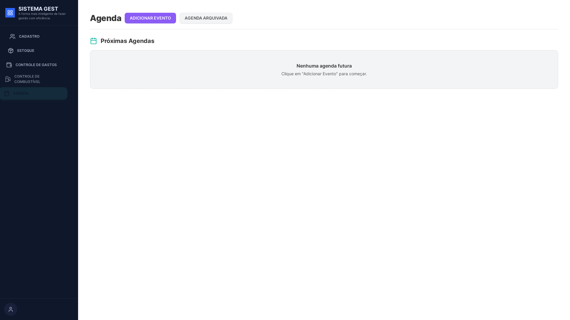 website screenshot of https://sistemagest.com.br/