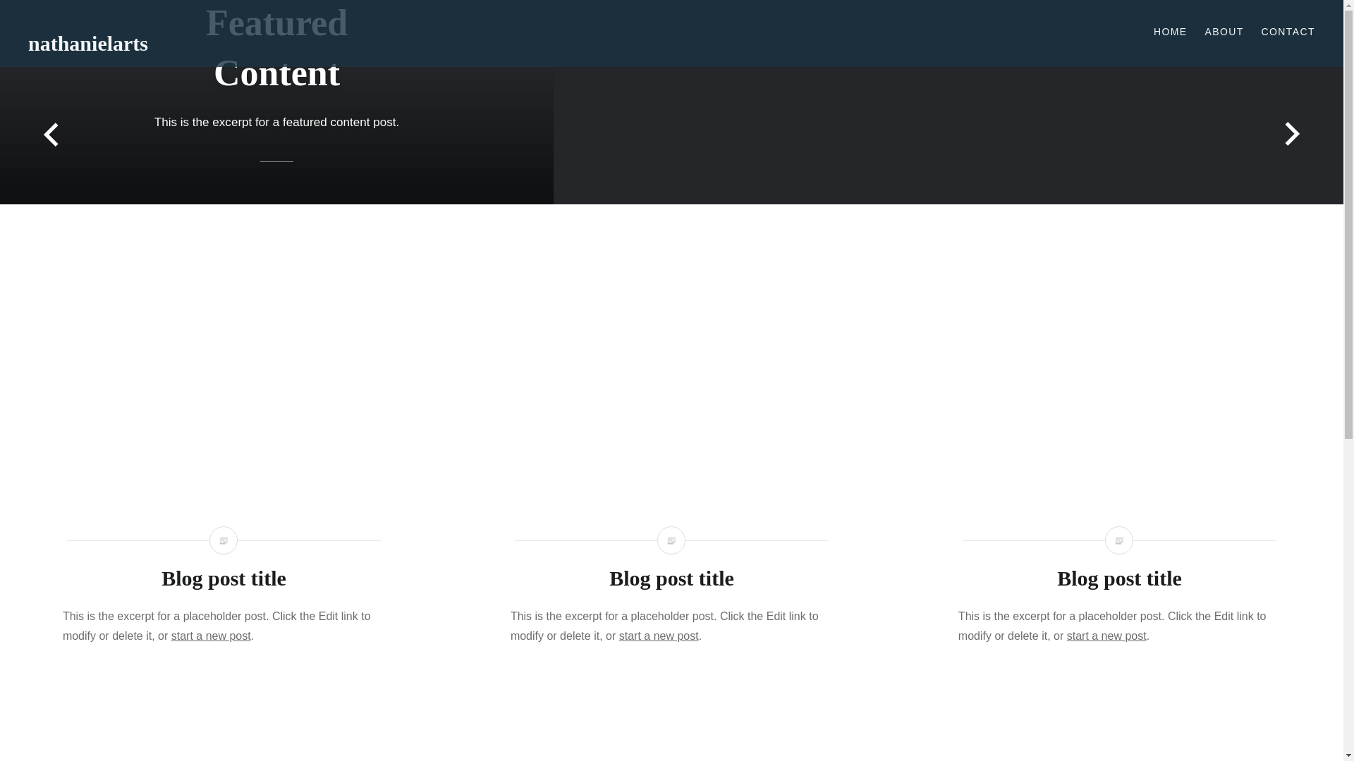 website screenshot of https://nathaniel-arts.com/