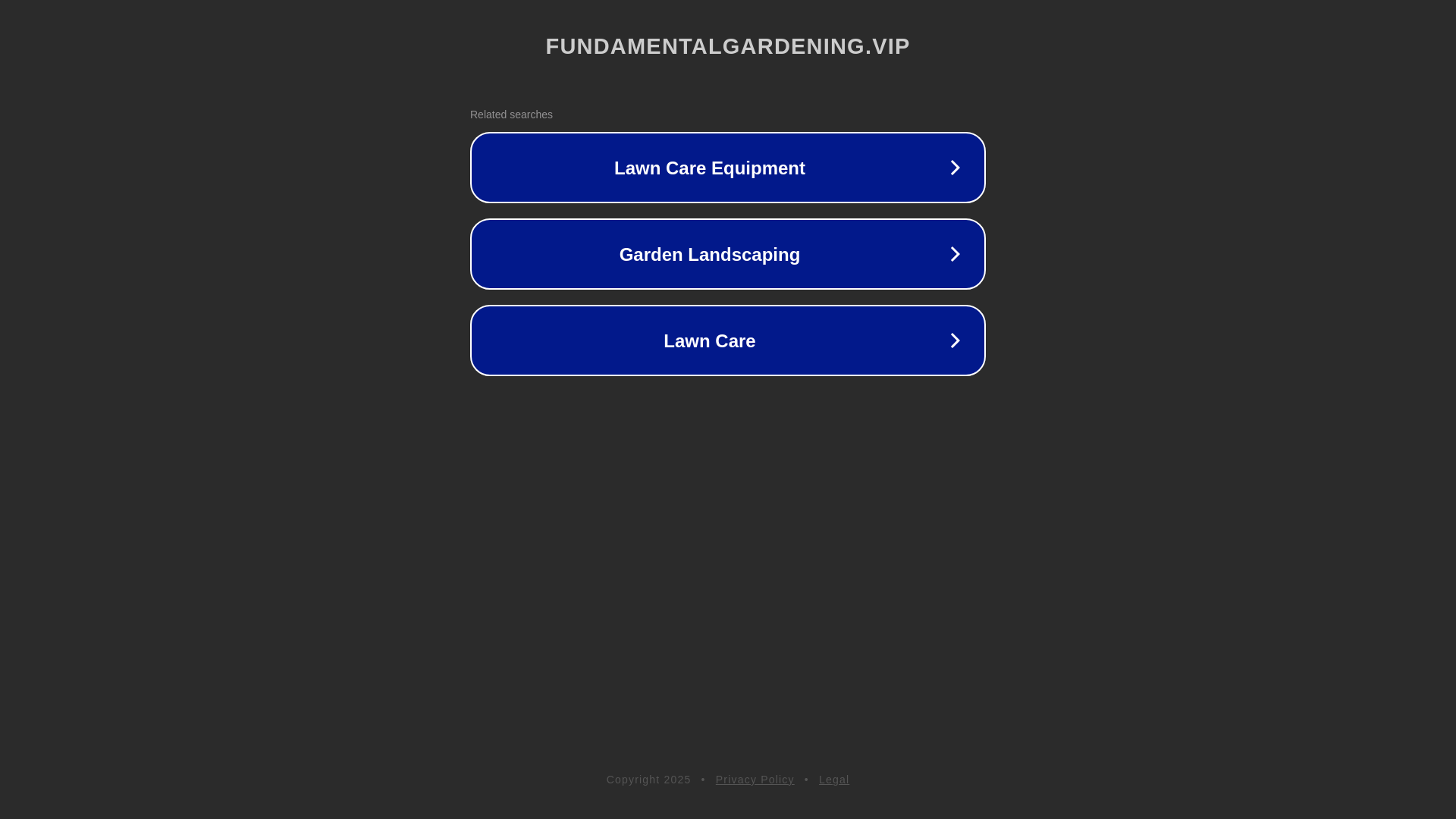 website screenshot of https://fundamentalgardening.vip/