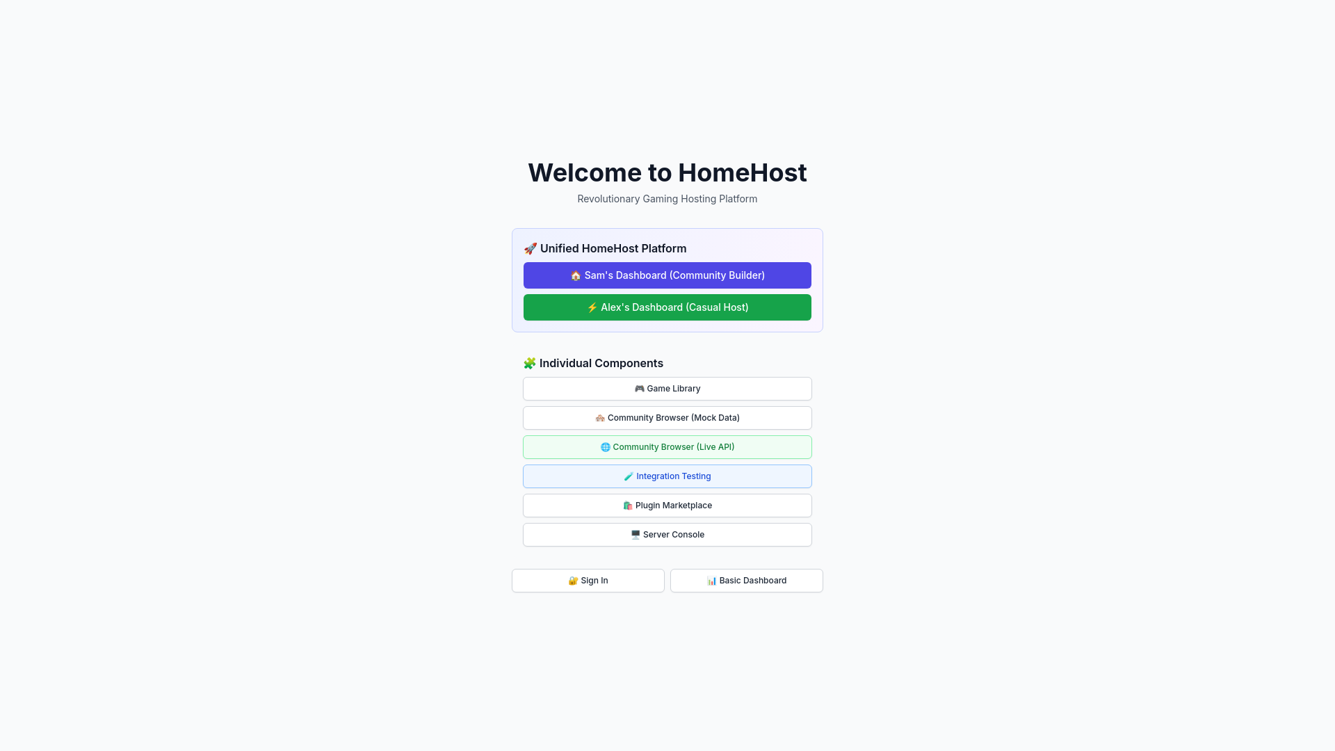 website screenshot of https://homedemohost.pages.dev/