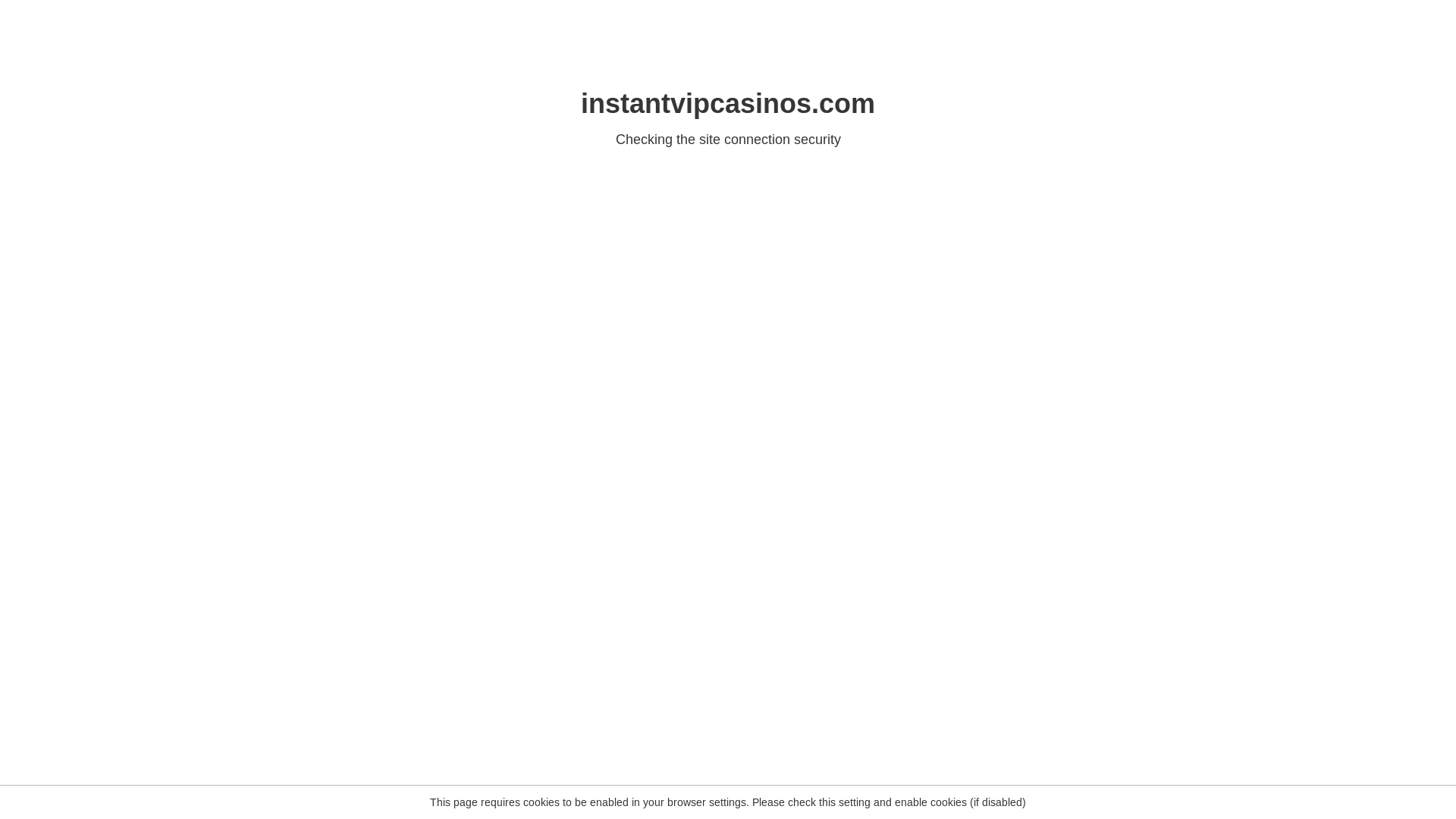 website screenshot of https://instantvipcasinos.com/