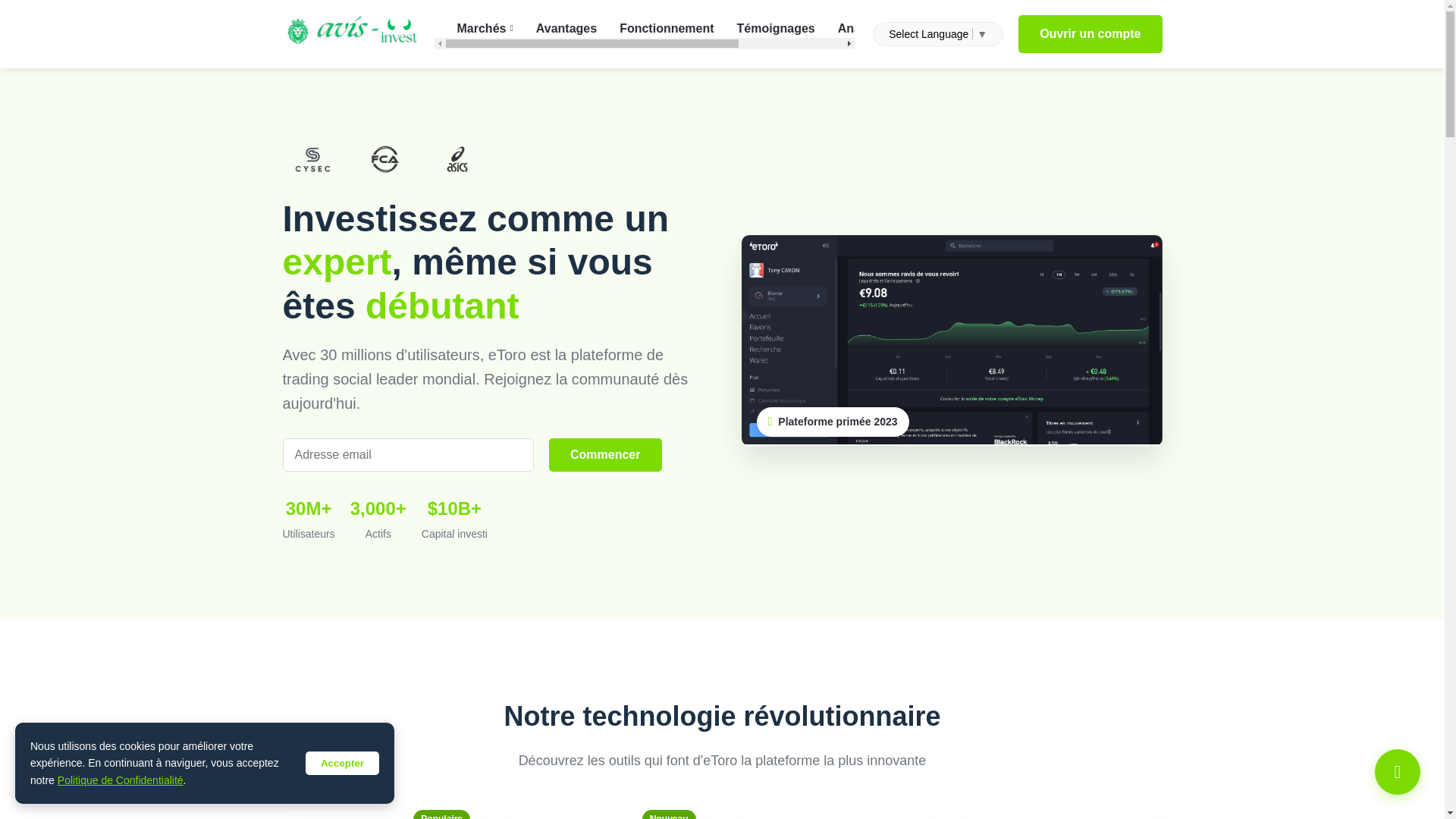 website screenshot of https://avis-invest.com/