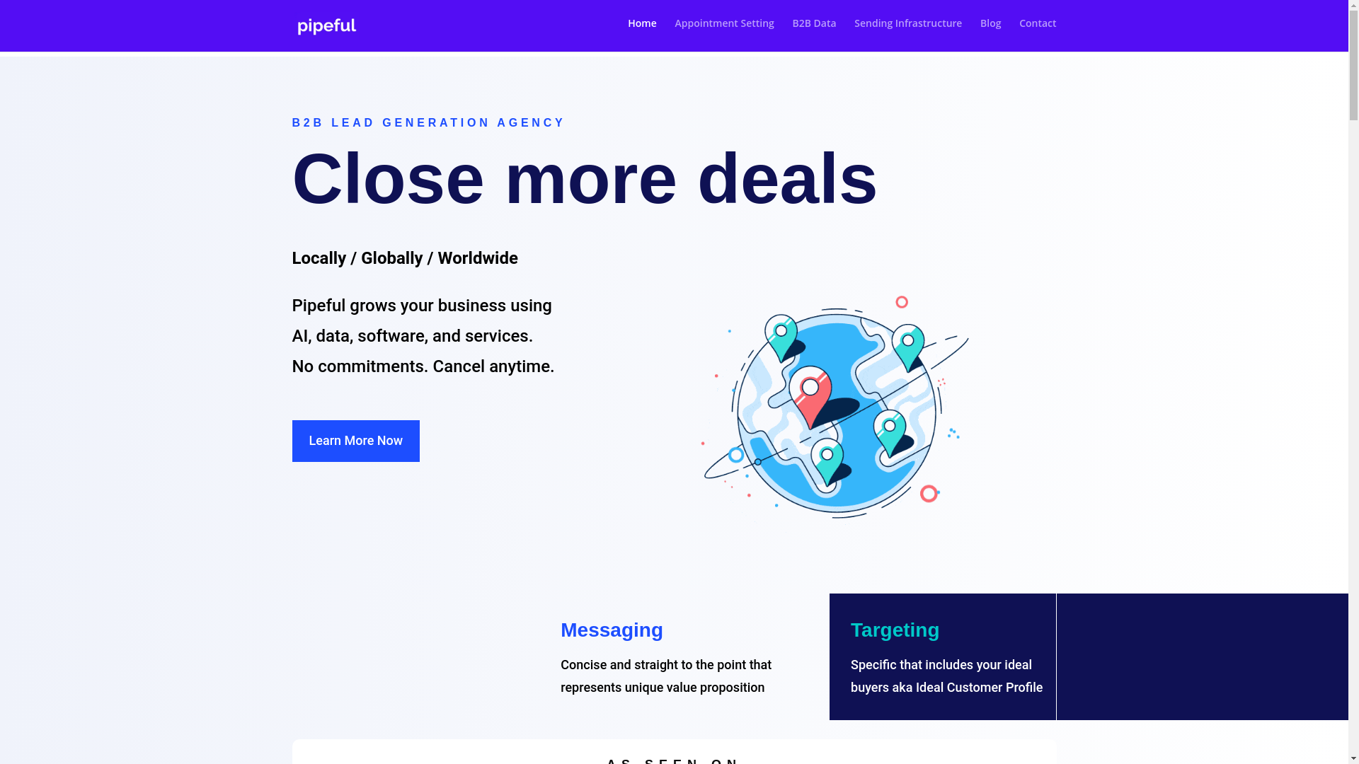 website screenshot of https://pipefullconsulting.com/