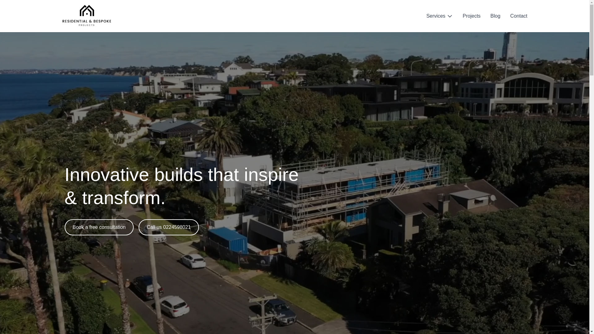 website screenshot of https://rnbprojects.pages.dev/