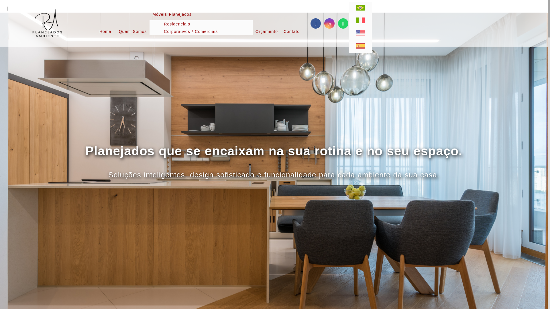 website screenshot of https://planejadosambiente.com.br/