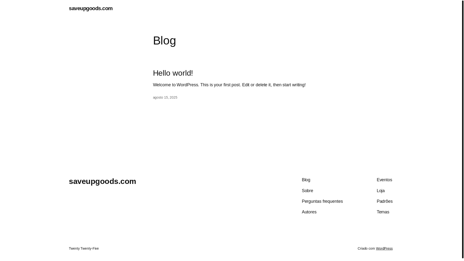 website screenshot of https://saveupgoods.com/