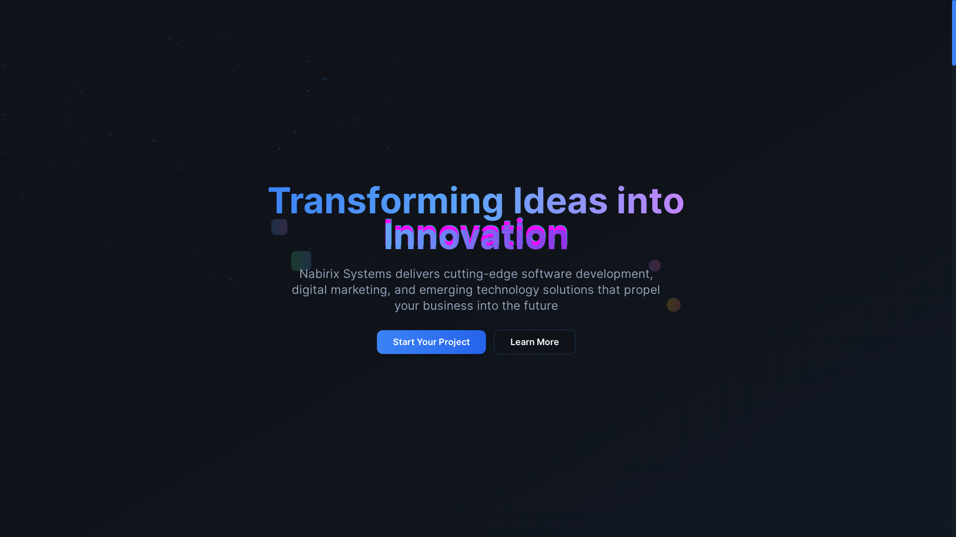 website screenshot of https://nabirixsystems.online/