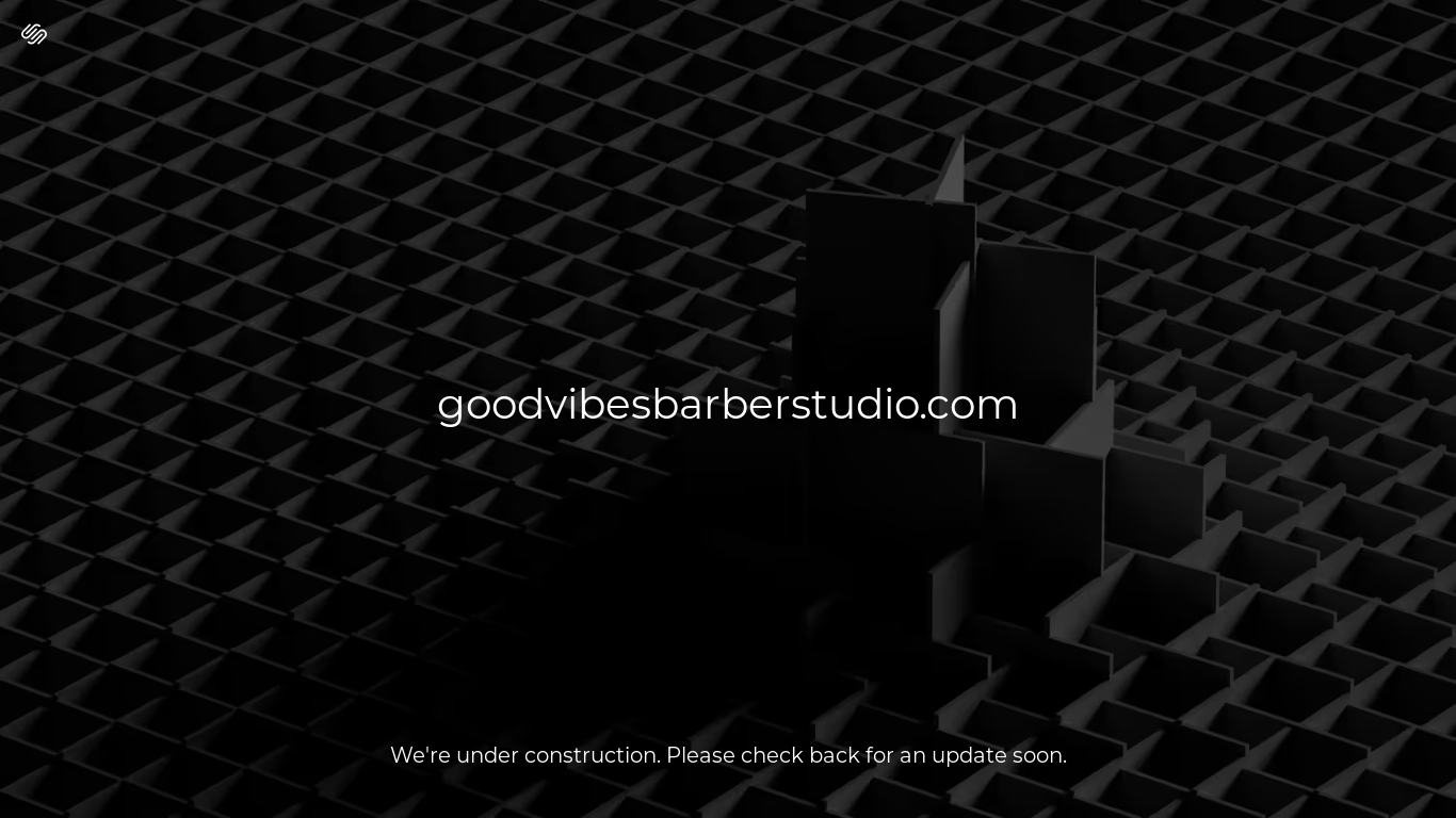 website screenshot of https://goodvibesbarberstudio.com/