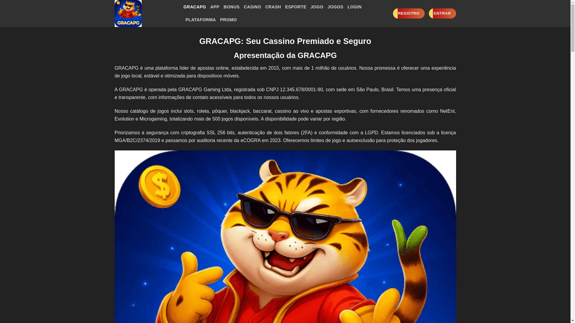 website screenshot of https://gracapgl.com/