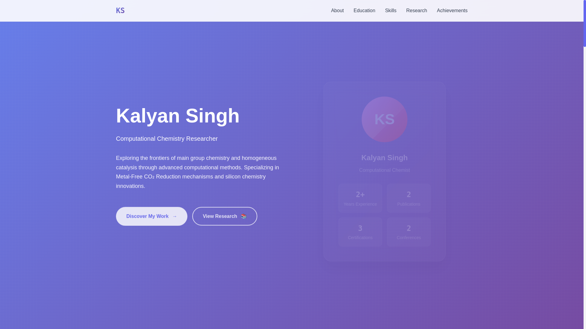 website screenshot of https://kalyansingh.pages.dev/