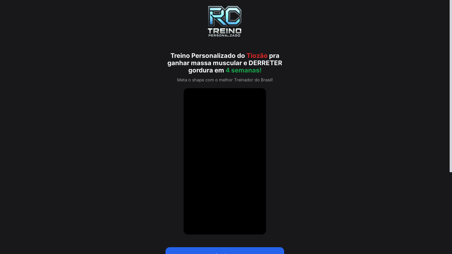website screenshot of https://treinotiozaoapp.site/
