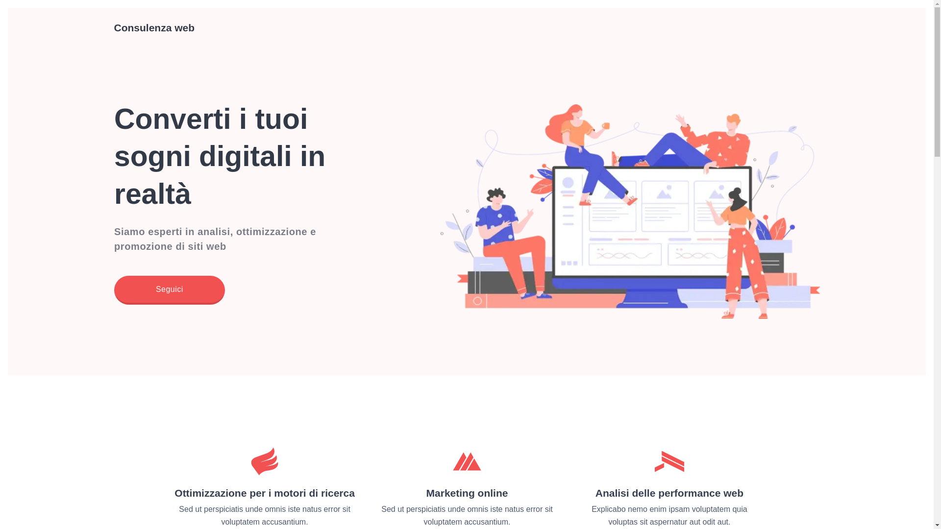website screenshot of https://ottamar.it/