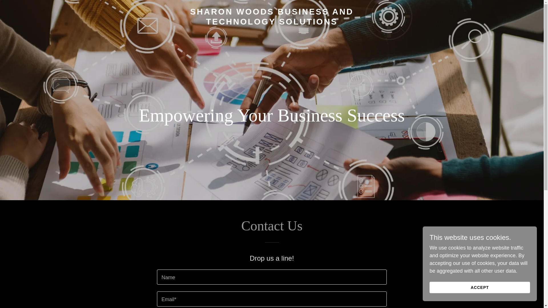 website screenshot of https://sharonwoodsconsulting.com/