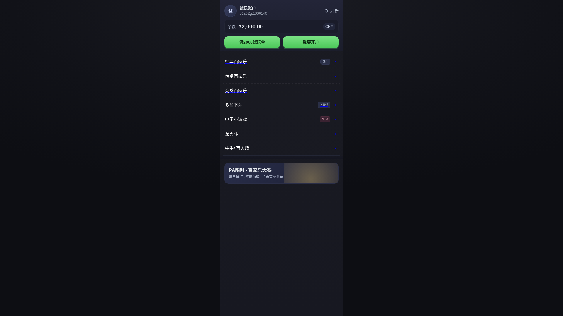 website screenshot of https://playace.plus/