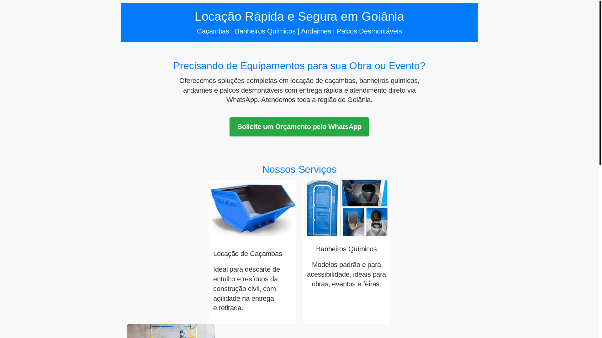 website screenshot of https://locacoegoiaesassessoria.online/