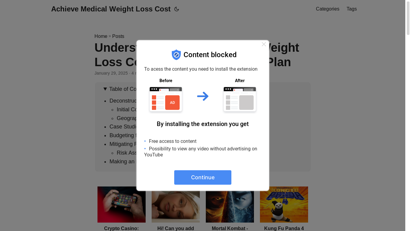 website screenshot of https://achieve-medical-weight-loss-cost.pages.dev/