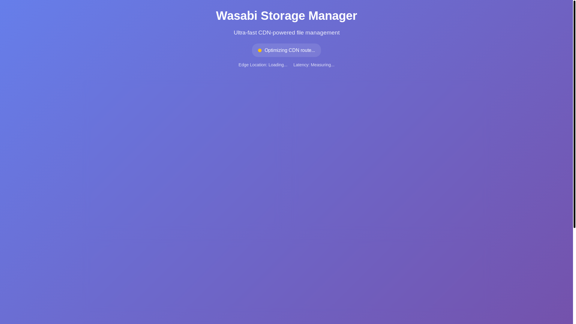 website screenshot of https://wasabi-cdn-frontend.pages.dev/