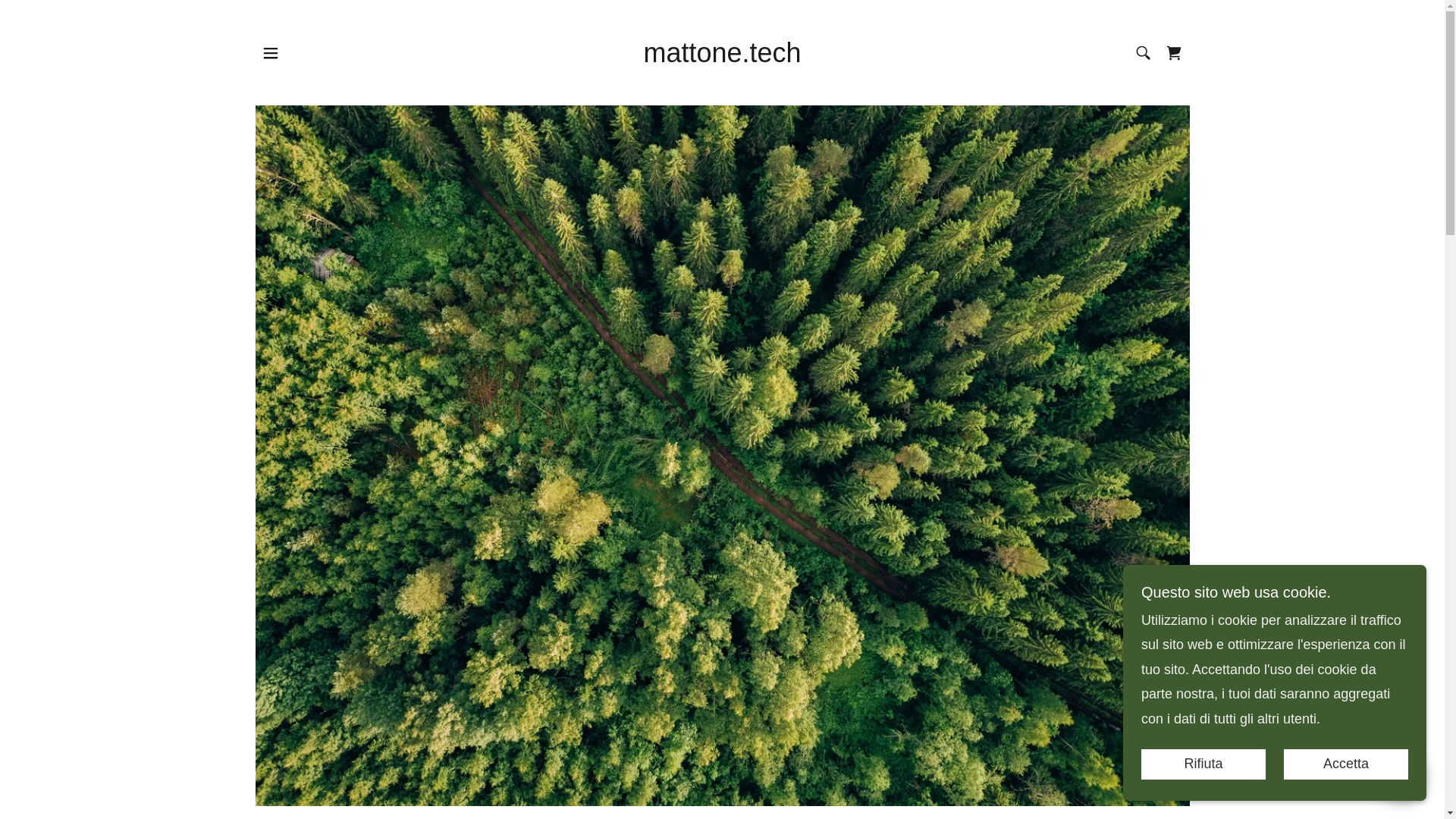 website screenshot of https://mattone.tech/