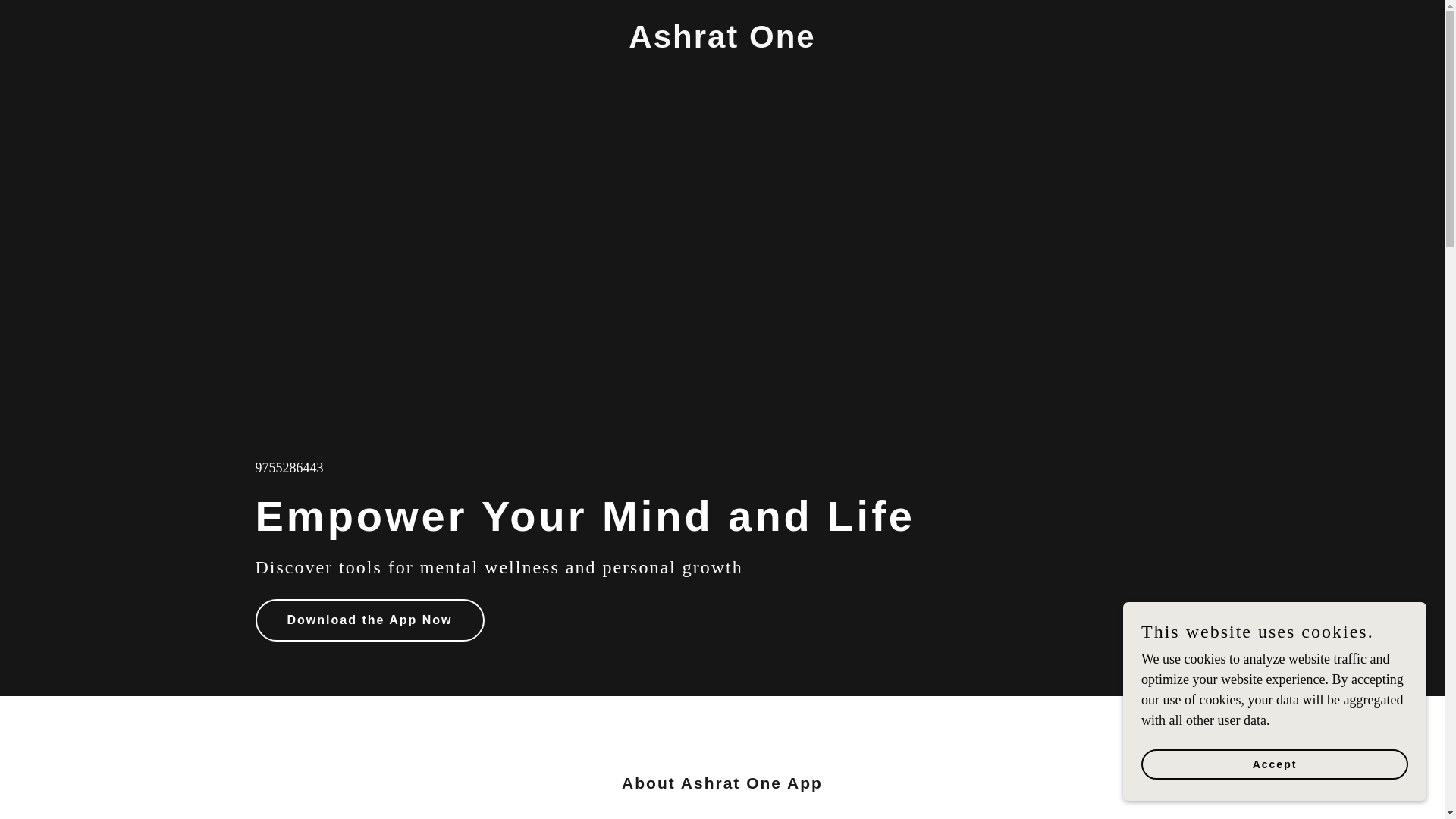 website screenshot of https://ashrat.in/