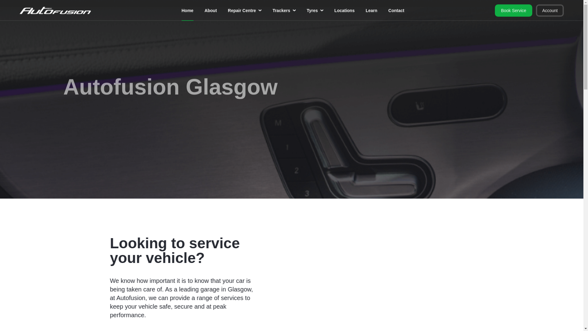 website screenshot of https://autofusion-repairs.com/