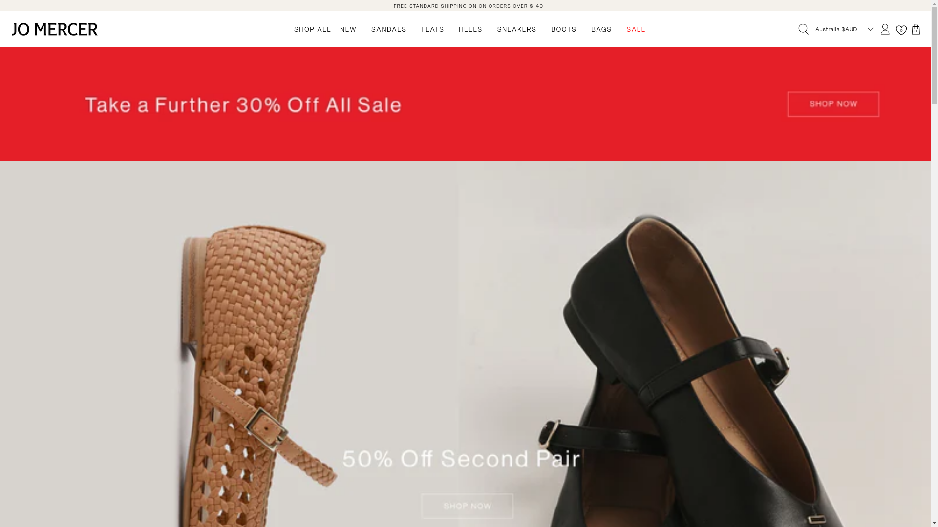 website screenshot of https://joannemercer.au/