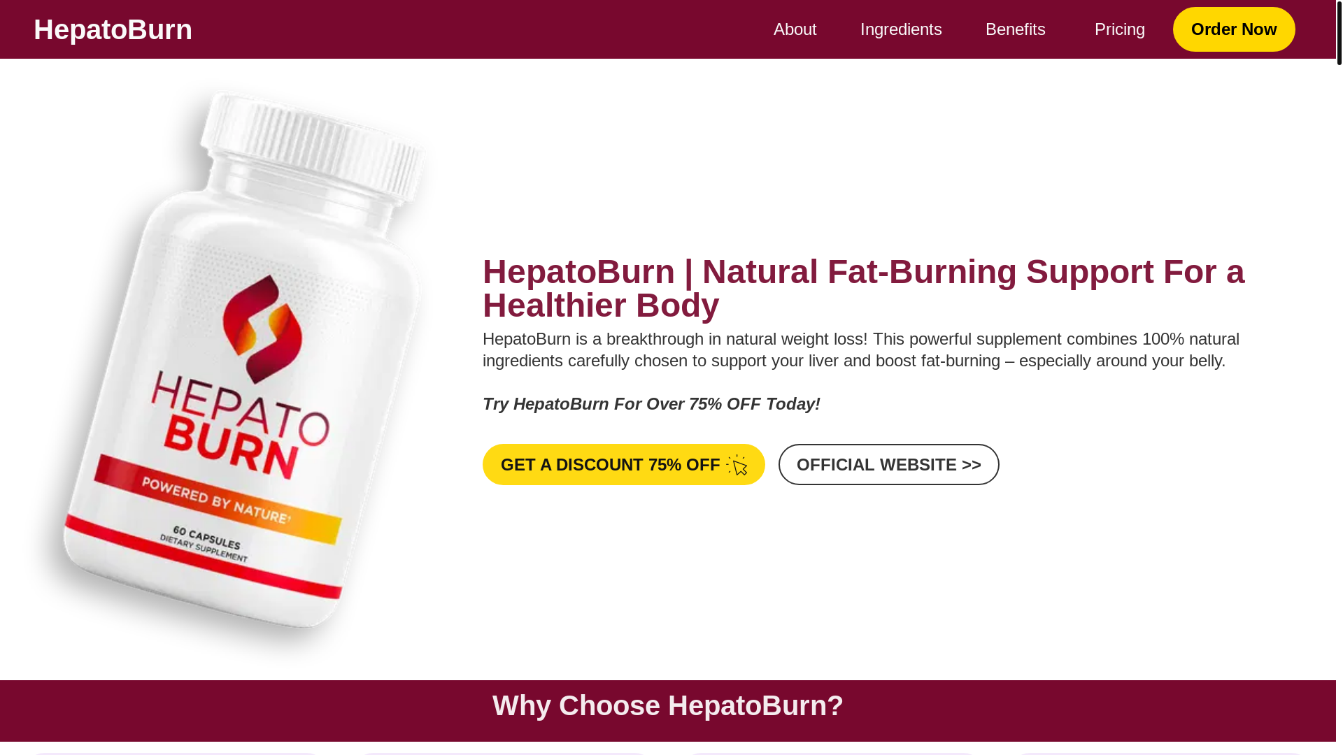 website screenshot of https://hepatoburnfat.com/