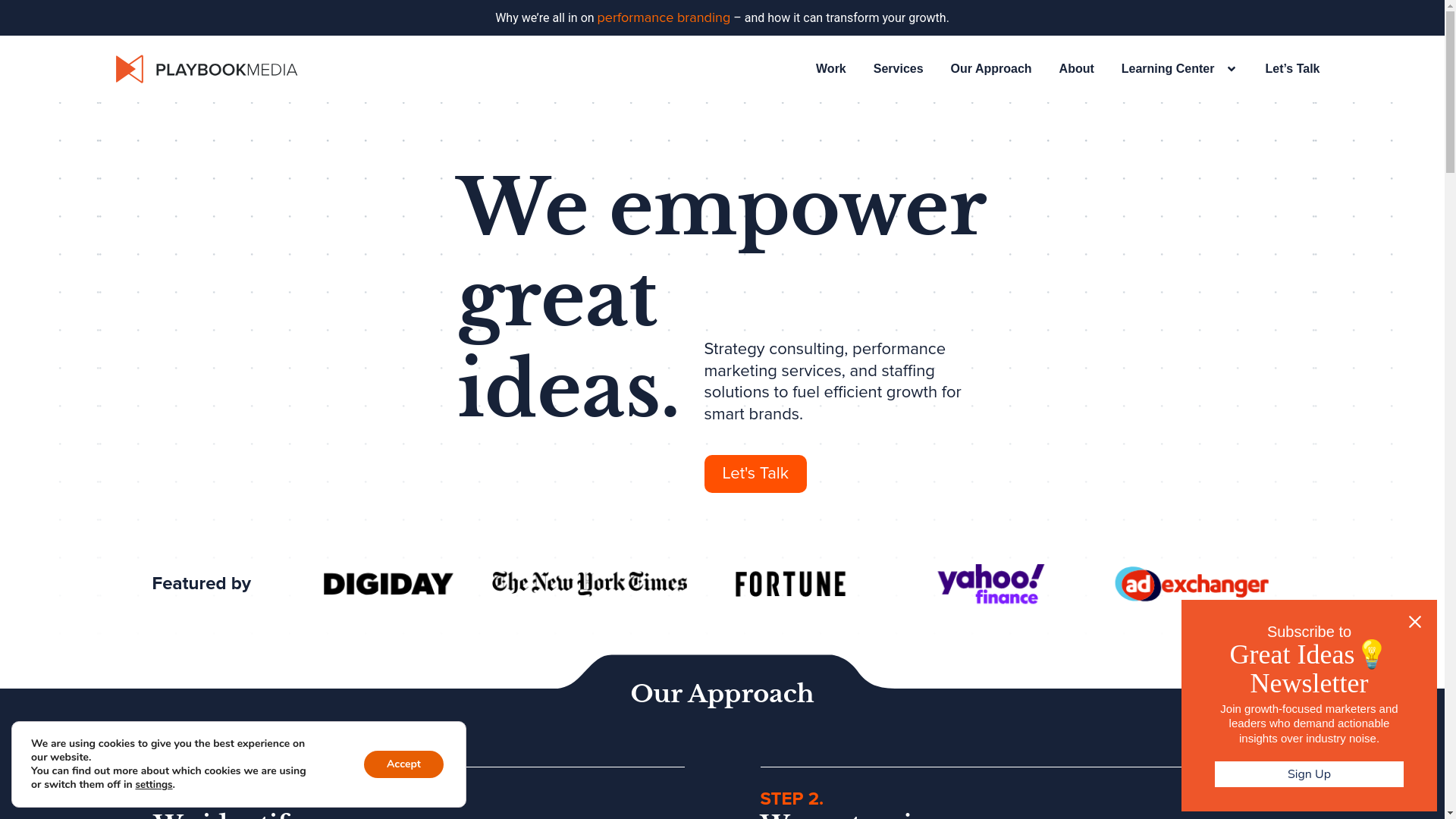 website screenshot of https://tryplaybook.net/
